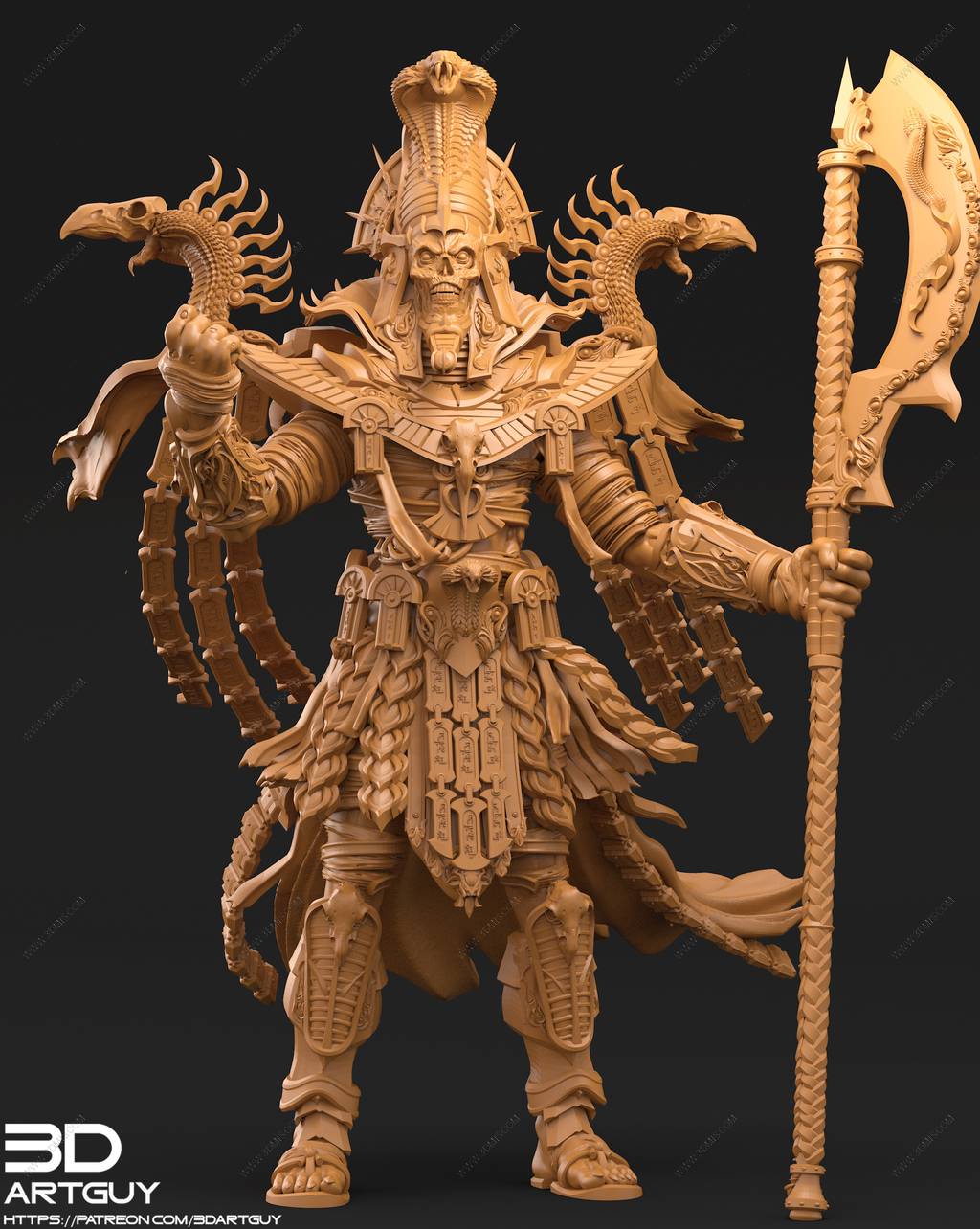 P站图纸印象馆 3DArtGuy 亡灵法老 3DArtGuy 亡灵法老