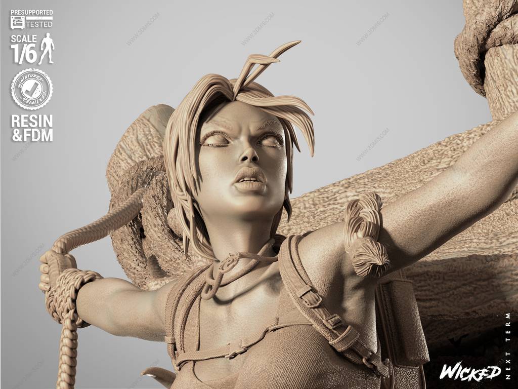 P站图纸印象馆 3DWicked 古墓丽影 劳拉·克劳馥大战霸王龙 3DWicked 古墓丽影 劳拉·克劳馥大战霸王龙