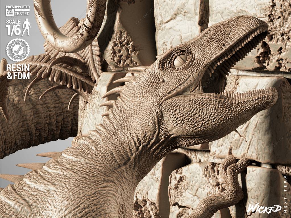 P站图纸印象馆 3DWicked 古墓丽影 劳拉·克劳馥大战霸王龙 3DWicked 古墓丽影 劳拉·克劳馥大战霸王龙