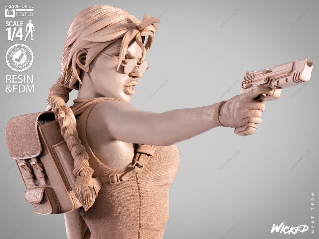 P站图纸印象馆 3DWicked 古墓丽影 劳拉·克劳馥 3DWicked 古墓丽影 劳拉·克劳馥