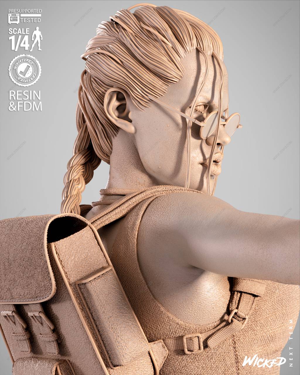 P站图纸印象馆 3DWicked 古墓丽影 劳拉·克劳馥 3DWicked 古墓丽影 劳拉·克劳馥