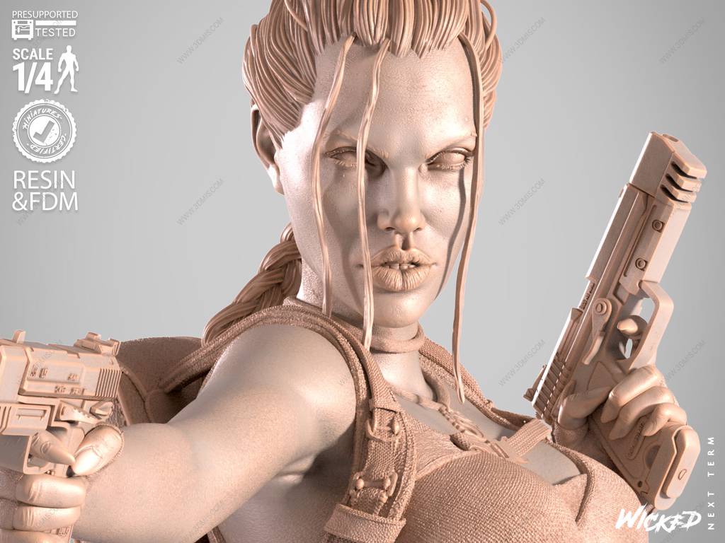 P站图纸印象馆 3DWicked 古墓丽影 劳拉·克劳馥 3DWicked 古墓丽影 劳拉·克劳馥