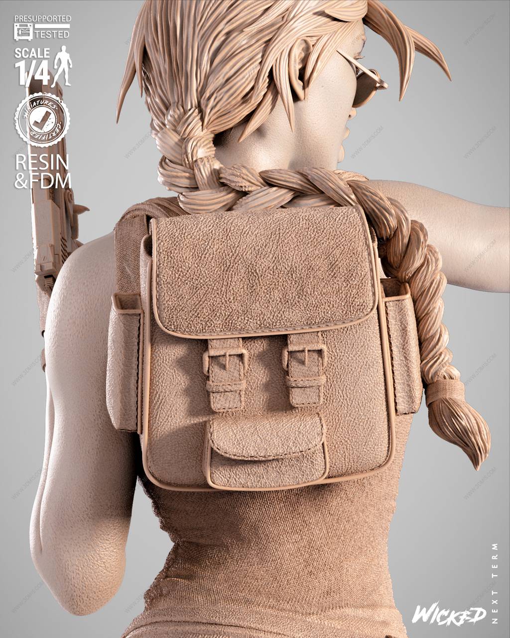 P站图纸印象馆 3DWicked 古墓丽影 劳拉·克劳馥 3DWicked 古墓丽影 劳拉·克劳馥