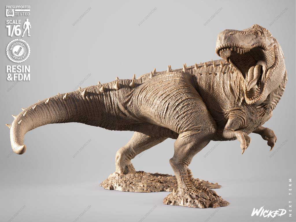 P站图纸印象馆 3DWicked 古墓丽影 霸王龙 3DWicked 古墓丽影 霸王龙