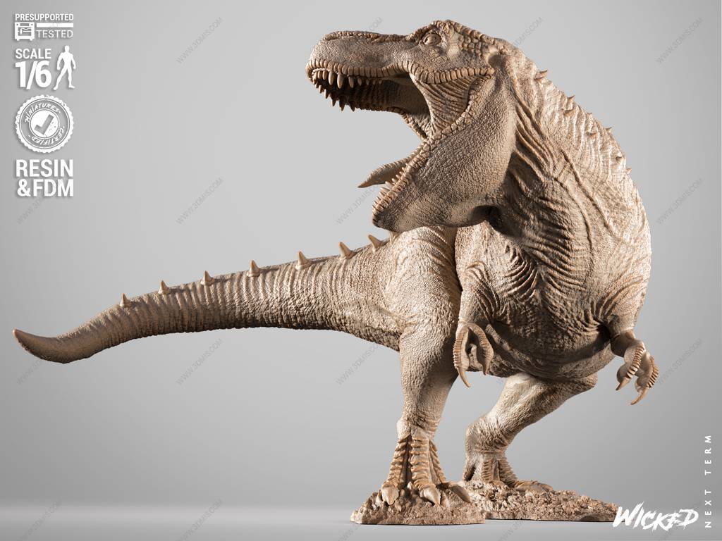 P站图纸印象馆 3DWicked 古墓丽影 霸王龙 3DWicked 古墓丽影 霸王龙