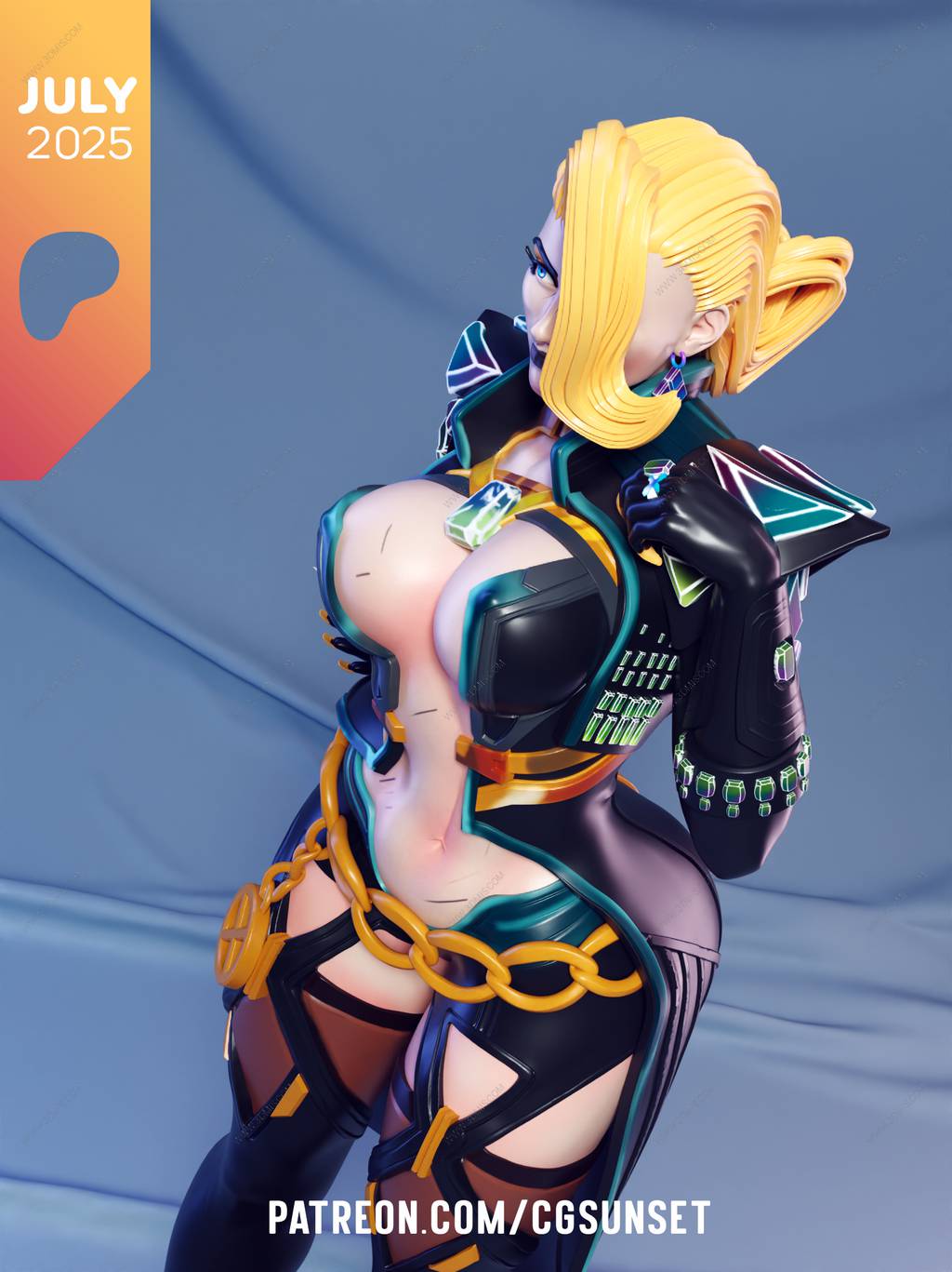 P站图纸印象馆 Cg Sunset 漫威 艾玛·弗斯特 Cg Sunset 漫威 艾玛·弗斯特