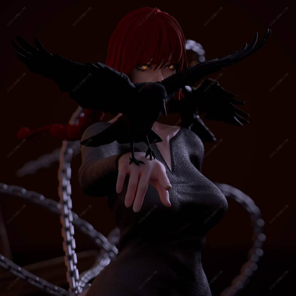 P站图纸印象馆 Sylviana 链锯人 玛奇玛 Sylviana 链锯人 玛奇玛