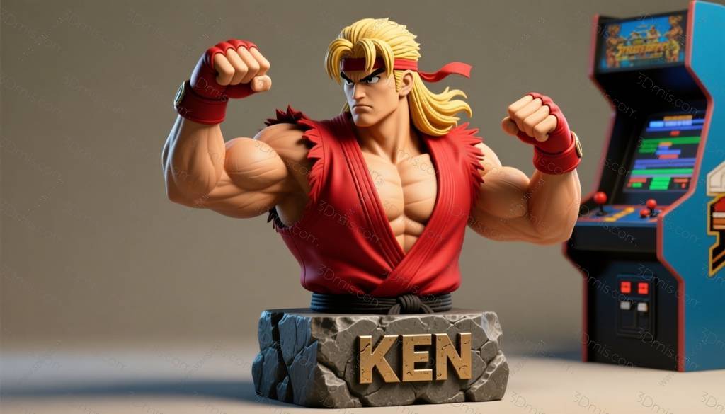 P站图纸印象馆 街头霸王 肯·马斯达斯 街头霸王 肯·马斯达斯