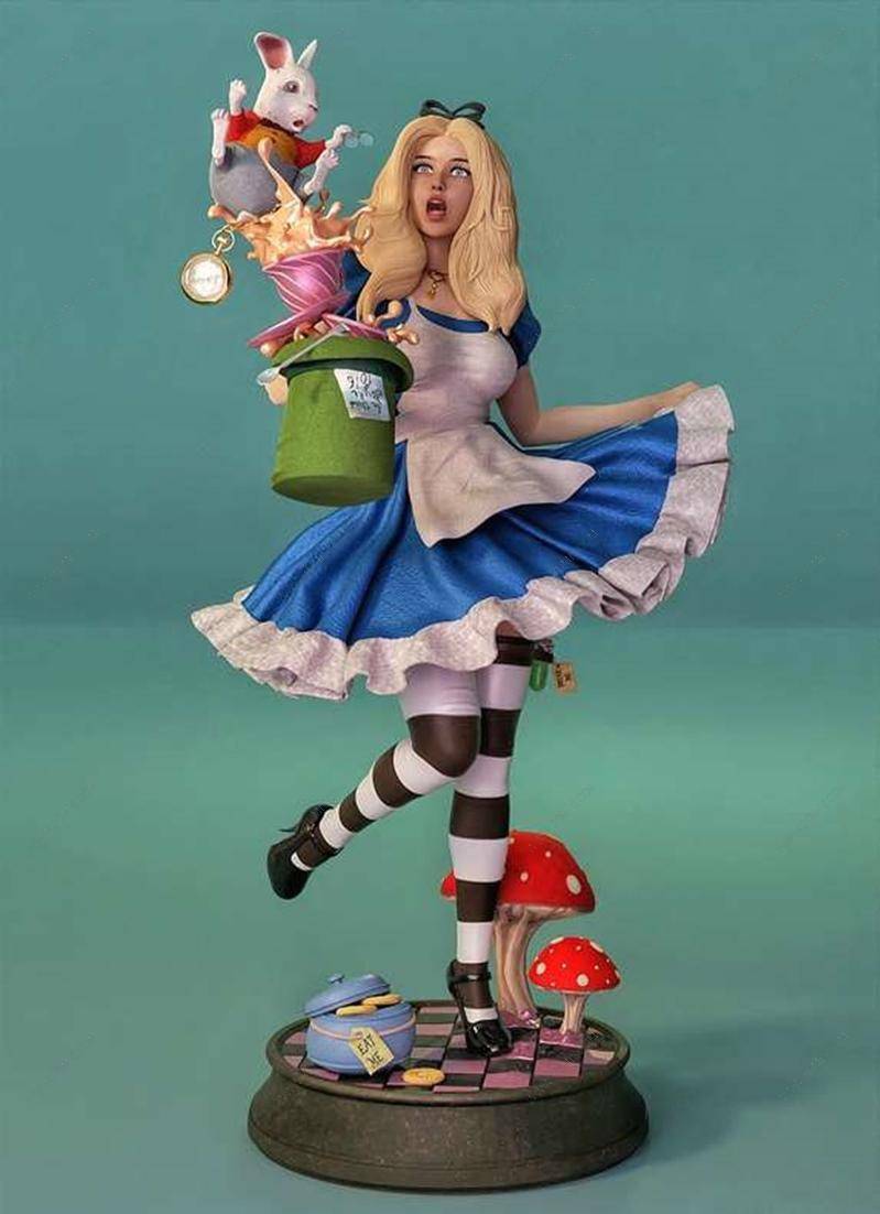 P站图纸印象馆 爱丽丝梦游仙境 爱丽丝 爱丽丝梦游仙境 爱丽丝