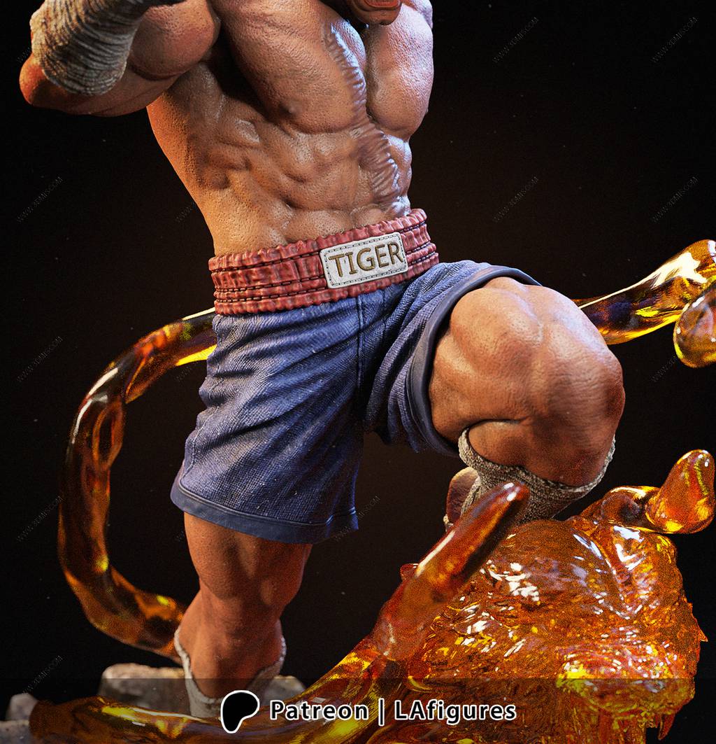 P站图纸印象馆 L.A Figures 街头霸王 沙加特 L.A Figures 街头霸王 沙加特