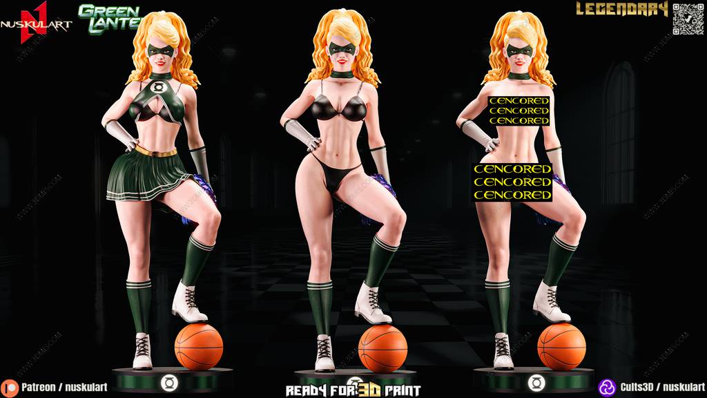 P站图纸印象馆 Nuskul Art DC漫画 绿灯侠 Nuskul Art DC漫画 绿灯侠