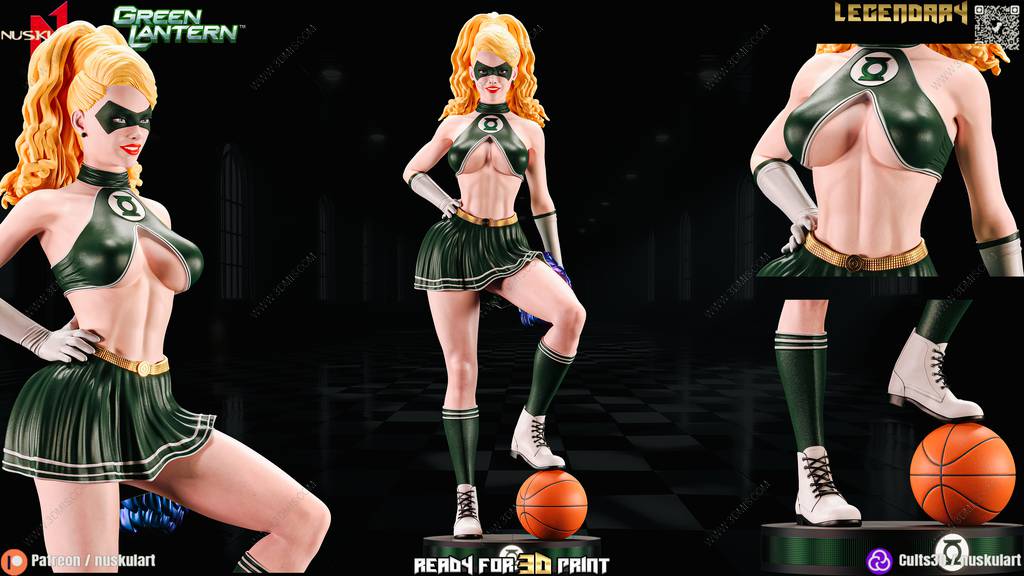 P站图纸印象馆 Nuskul Art DC漫画 绿灯侠 Nuskul Art DC漫画 绿灯侠