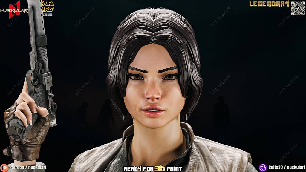 P站图纸印象馆 Nuskul Art 星球大战 琴·厄索 Nuskul Art 星球大战 琴·厄索