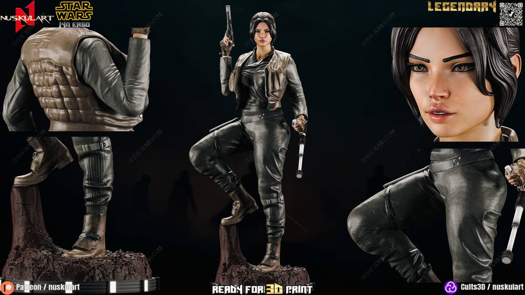 P站图纸印象馆 Nuskul Art 星球大战 琴·厄索 Nuskul Art 星球大战 琴·厄索