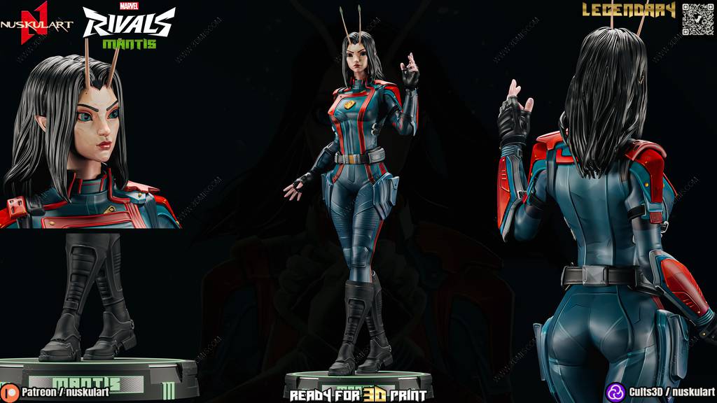 P站图纸印象馆 Nuskul Art 漫威 螳螂女 Nuskul Art 漫威 螳螂女