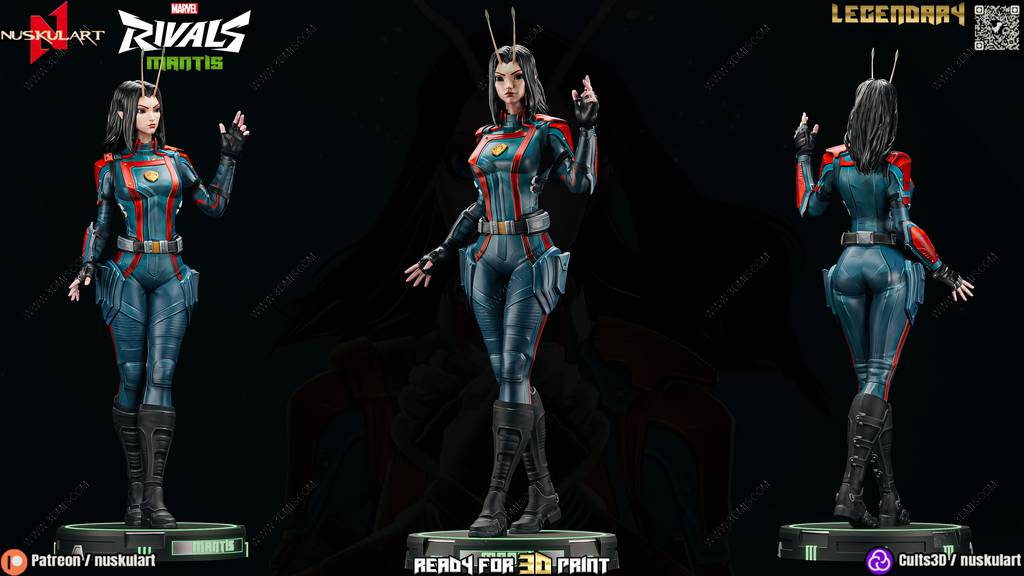 P站图纸印象馆 Nuskul Art 漫威 螳螂女 Nuskul Art 漫威 螳螂女