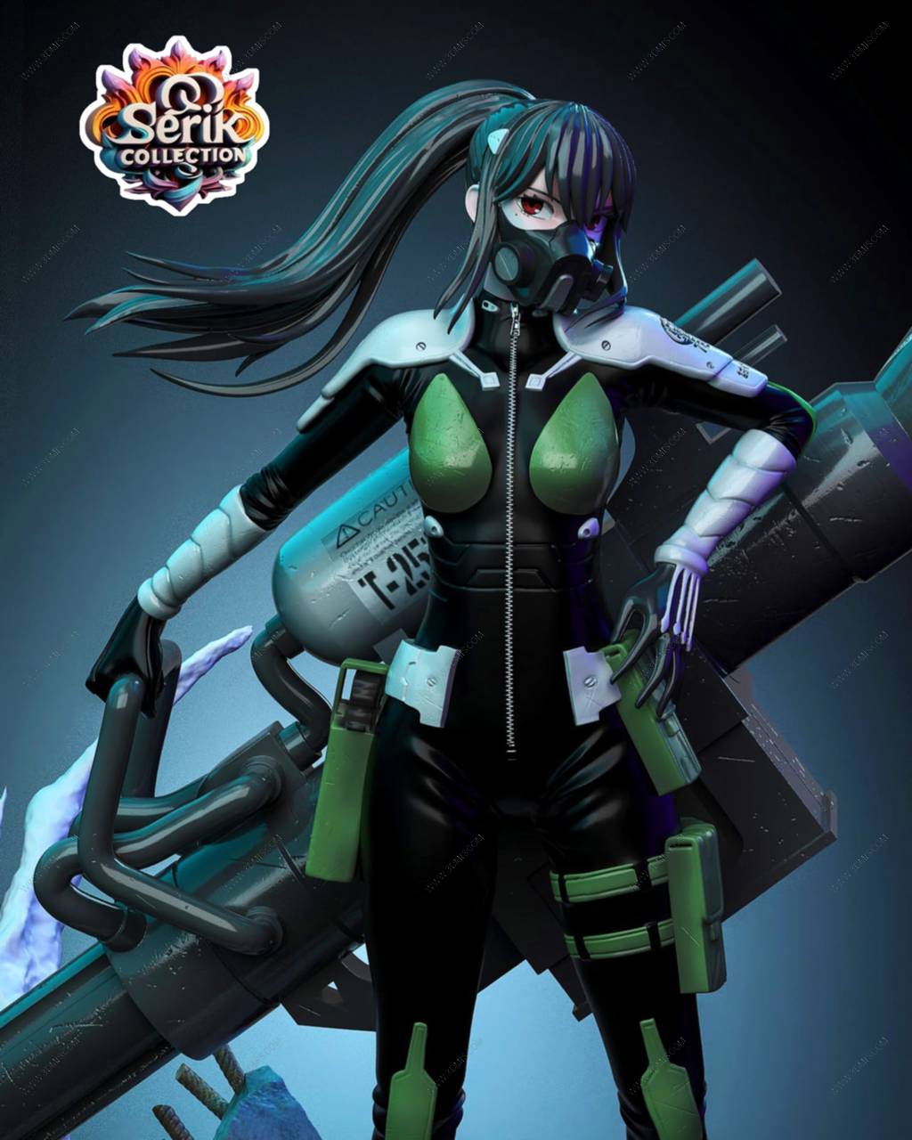 P站图纸印象馆 SERIK COLLECTION 怪兽8号 亚白米娜 SERIK COLLECTION 怪兽8号 亚白米娜