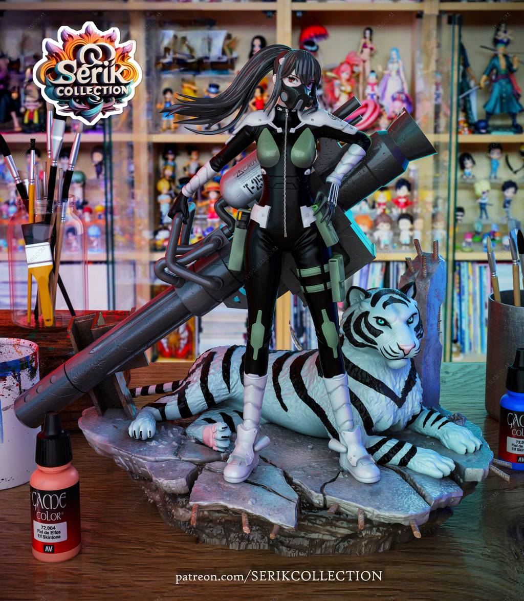 P站图纸印象馆 SERIK COLLECTION 怪兽8号 亚白米娜 SERIK COLLECTION 怪兽8号 亚白米娜