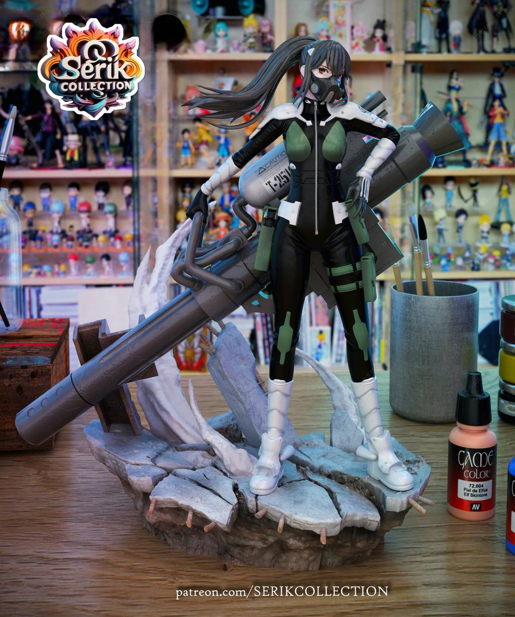 P站图纸印象馆 SERIK COLLECTION 怪兽8号 亚白米娜 SERIK COLLECTION 怪兽8号 亚白米娜