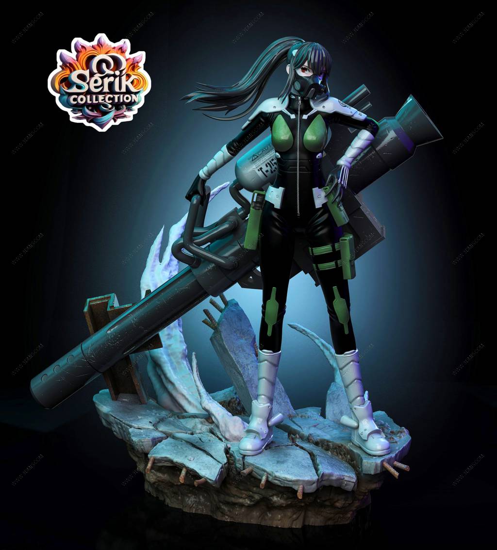 P站图纸印象馆 SERIK COLLECTION 怪兽8号 亚白米娜 SERIK COLLECTION 怪兽8号 亚白米娜