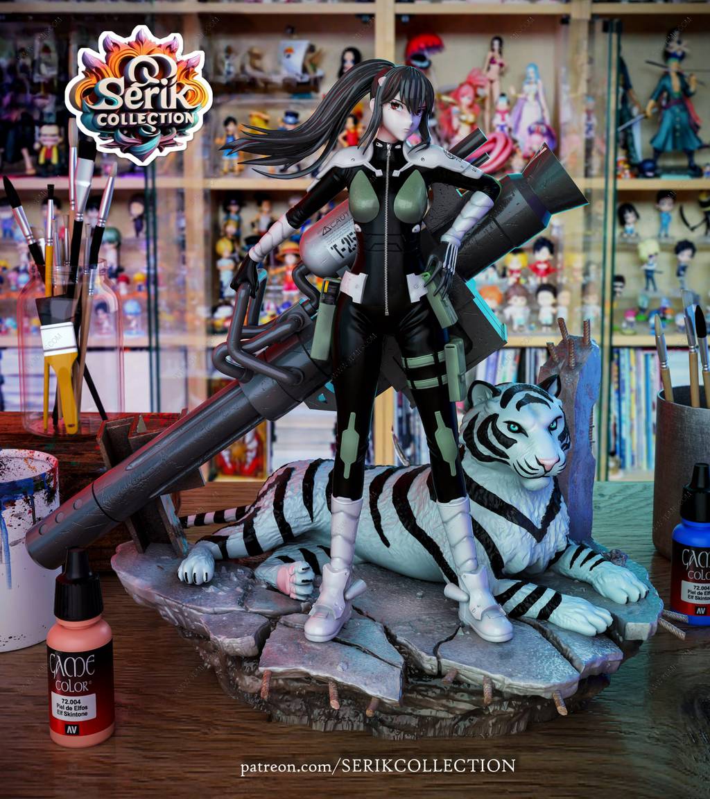 P站图纸印象馆 SERIK COLLECTION 怪兽8号 亚白米娜 SERIK COLLECTION 怪兽8号 亚白米娜