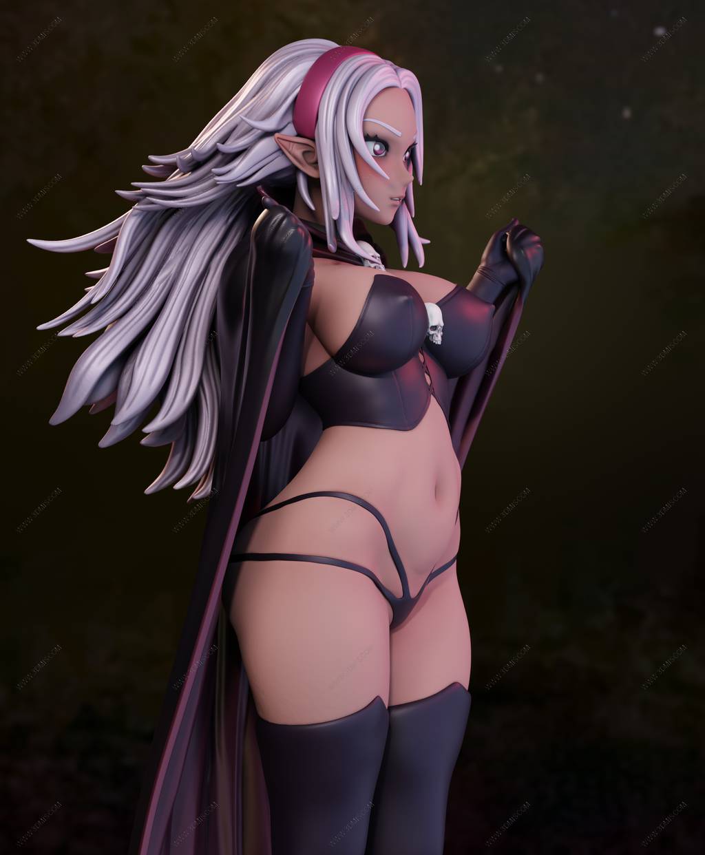 P站图纸印象馆 Momoji 精灵小姐瘦不下来 黑枝 Momoji 精灵小姐瘦不下来 黑枝