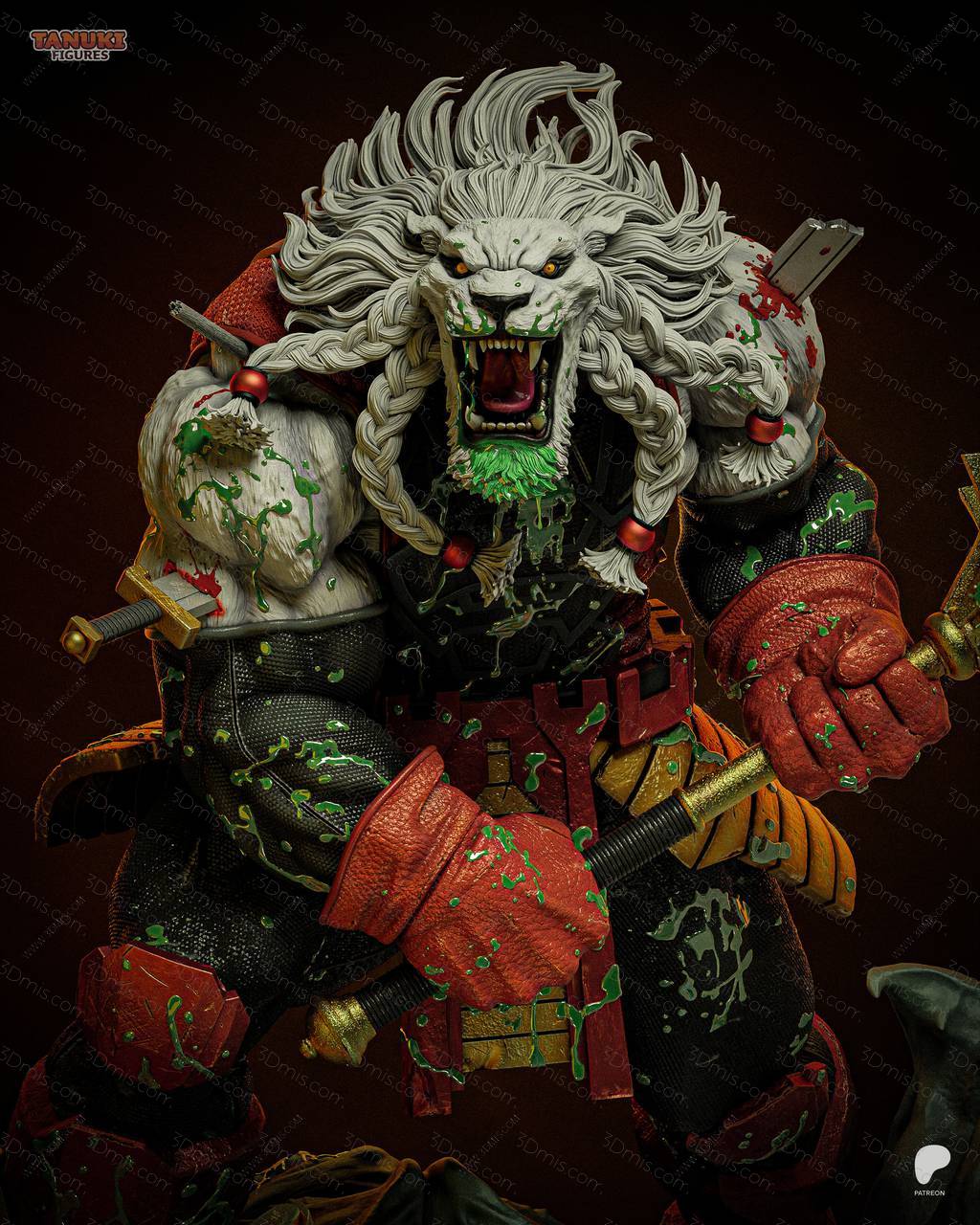 P站图纸印象馆 Tanuki Figures 无敌少侠 飨战狂兽 Tanuki Figures 无敌少侠 飨战狂兽