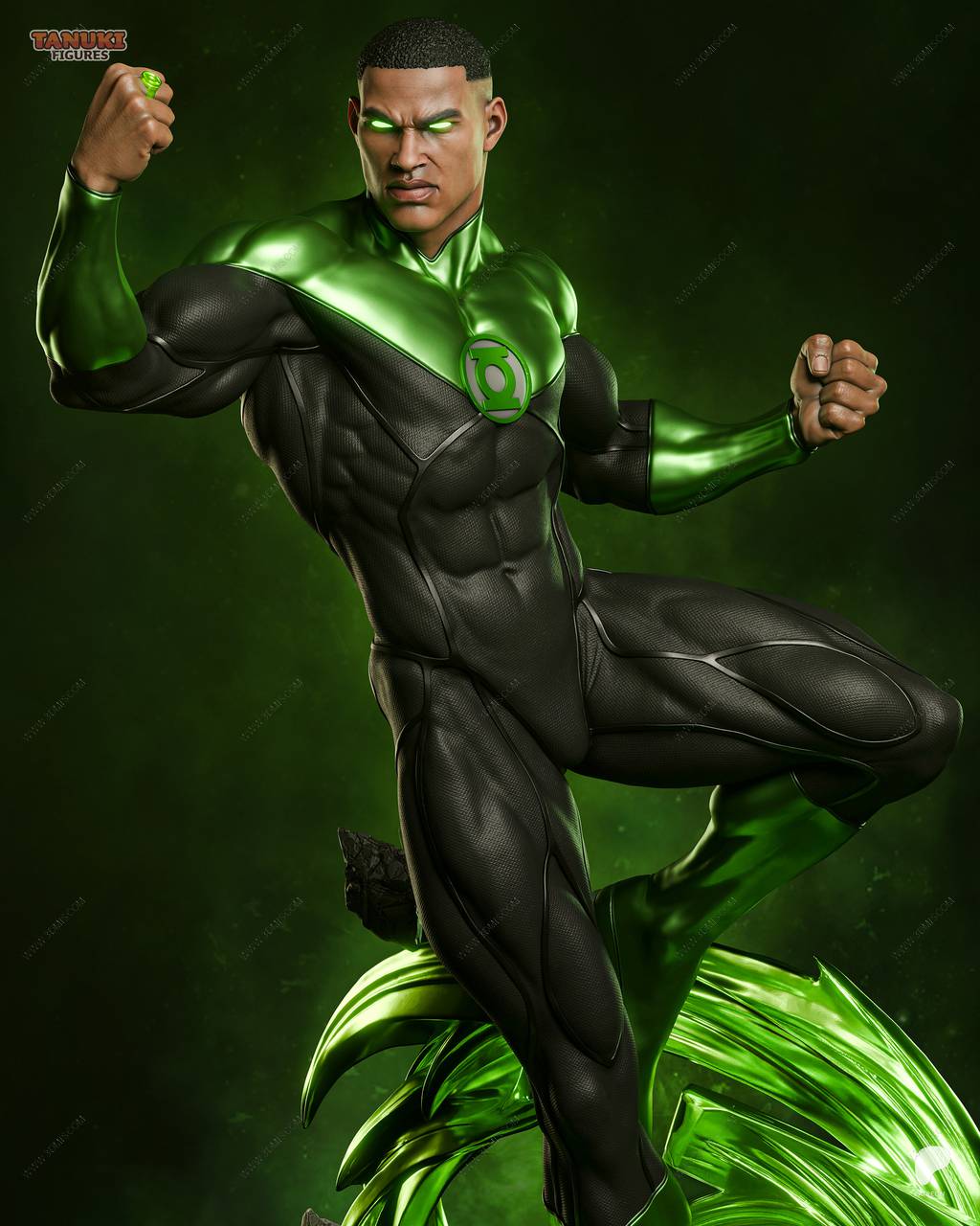 P站图纸印象馆 Tanuki Figures DC漫画 绿灯侠 Tanuki Figures DC漫画 绿灯侠
