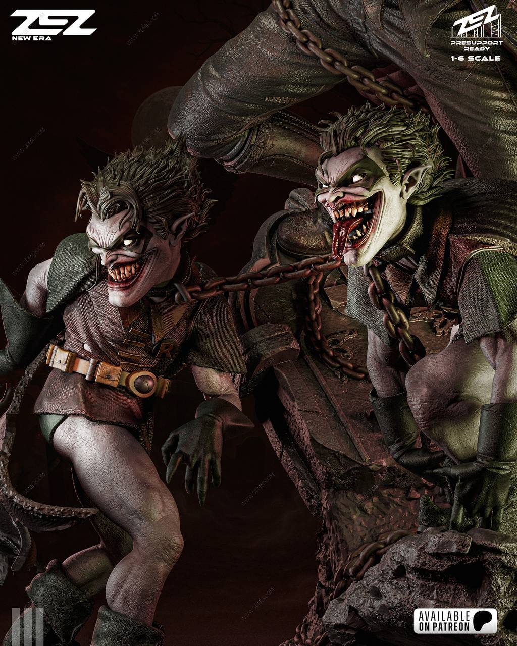 P站图纸印象馆 ZEZ STUDIOS DC漫画 狂笑之蝠 ZEZ STUDIOS DC漫画 狂笑之蝠