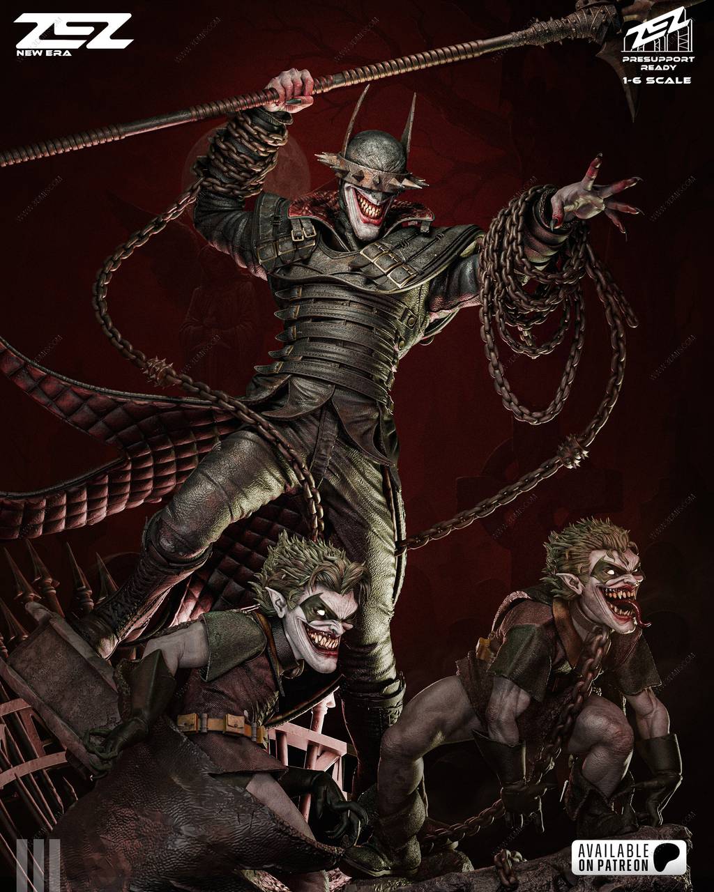 P站图纸印象馆 ZEZ STUDIOS DC漫画 狂笑之蝠 ZEZ STUDIOS DC漫画 狂笑之蝠