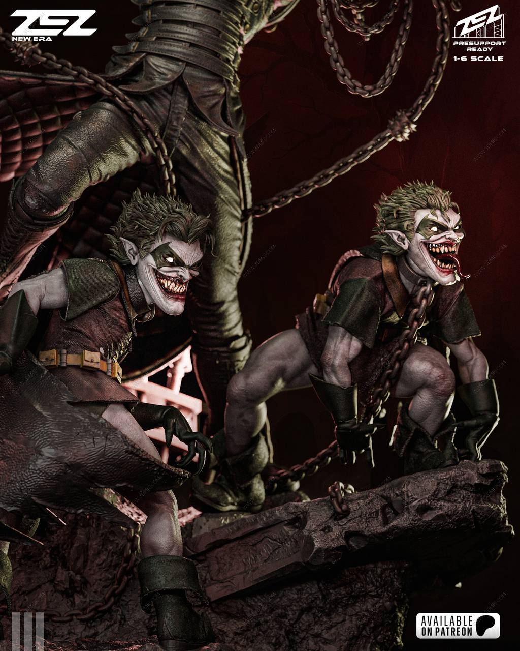 P站图纸印象馆 ZEZ STUDIOS DC漫画 狂笑之蝠 ZEZ STUDIOS DC漫画 狂笑之蝠