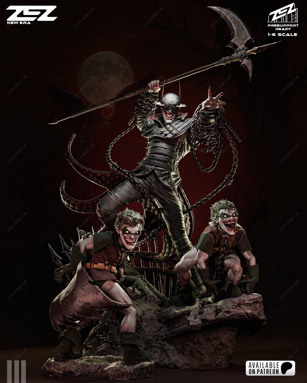 P站图纸印象馆 ZEZ STUDIOS DC漫画 狂笑之蝠 ZEZ STUDIOS DC漫画 狂笑之蝠