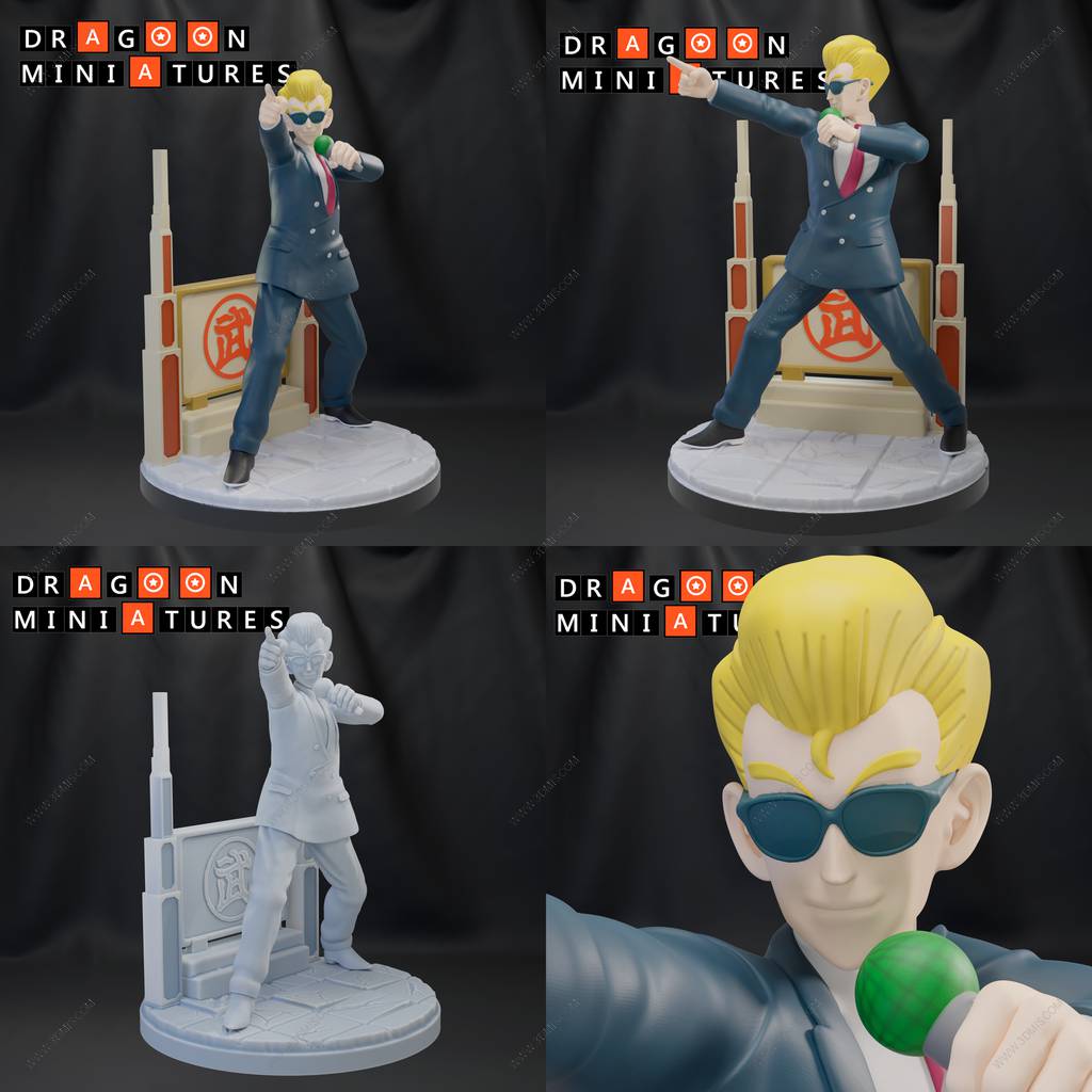 P站图纸印象馆 Dragoon 龙珠 武道大会主持人 Dragoon 龙珠 武道大会主持人