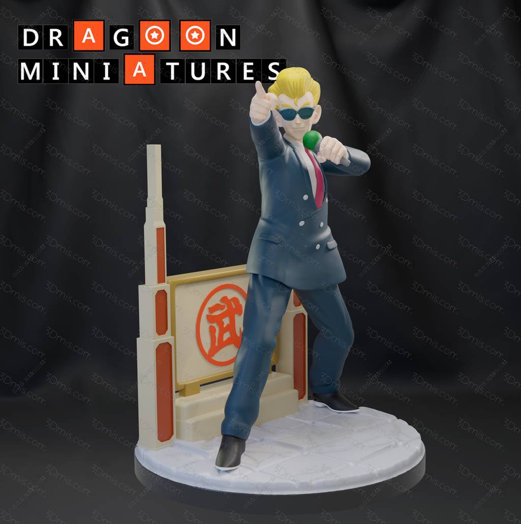 P站图纸印象馆 Dragoon 龙珠 武道大会主持人 Dragoon 龙珠 武道大会主持人