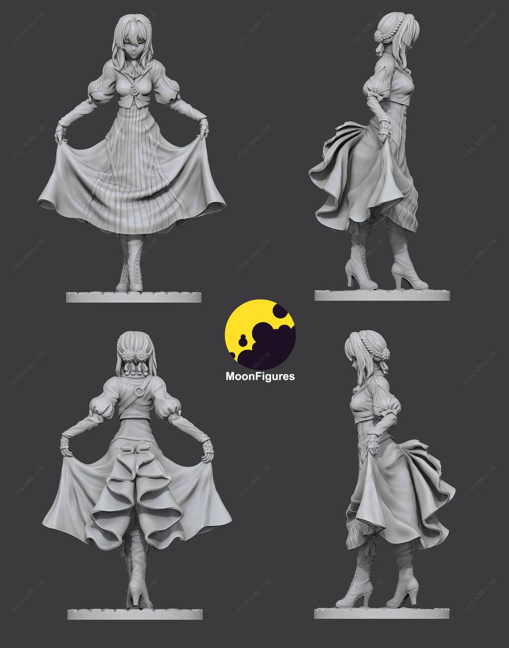 P站图纸印象馆 Moon Figures 紫罗兰永恒花园 薇尔莉特·伊芙加登 Moon Figures 紫罗兰永恒花园 薇尔莉特·伊芙加登