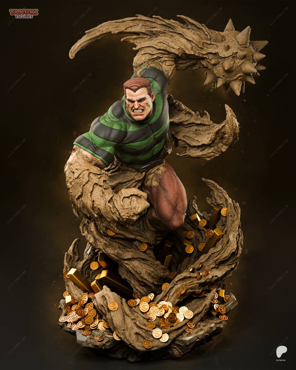 P站图纸印象馆 Tanuki Figures 漫威 沙人 Tanuki Figures 漫威 沙人