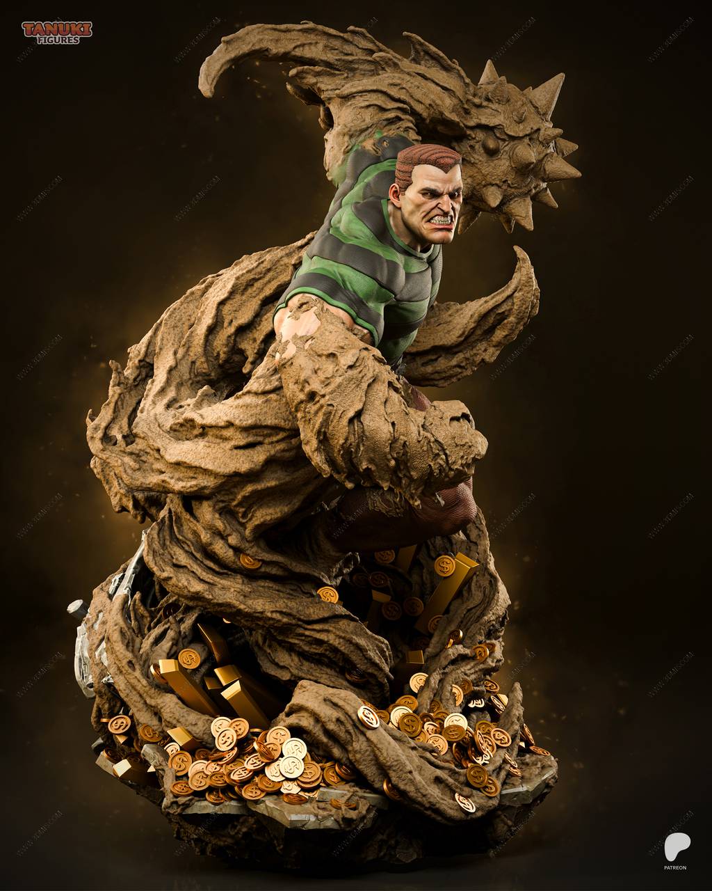 P站图纸印象馆 Tanuki Figures 漫威 沙人 Tanuki Figures 漫威 沙人