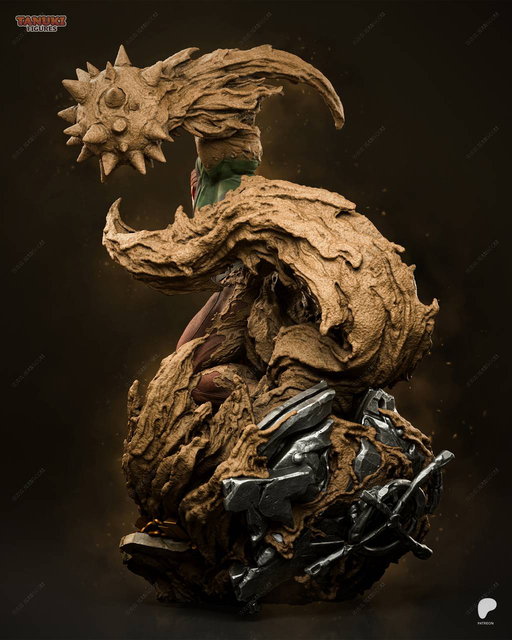 P站图纸印象馆 Tanuki Figures 漫威 沙人 Tanuki Figures 漫威 沙人