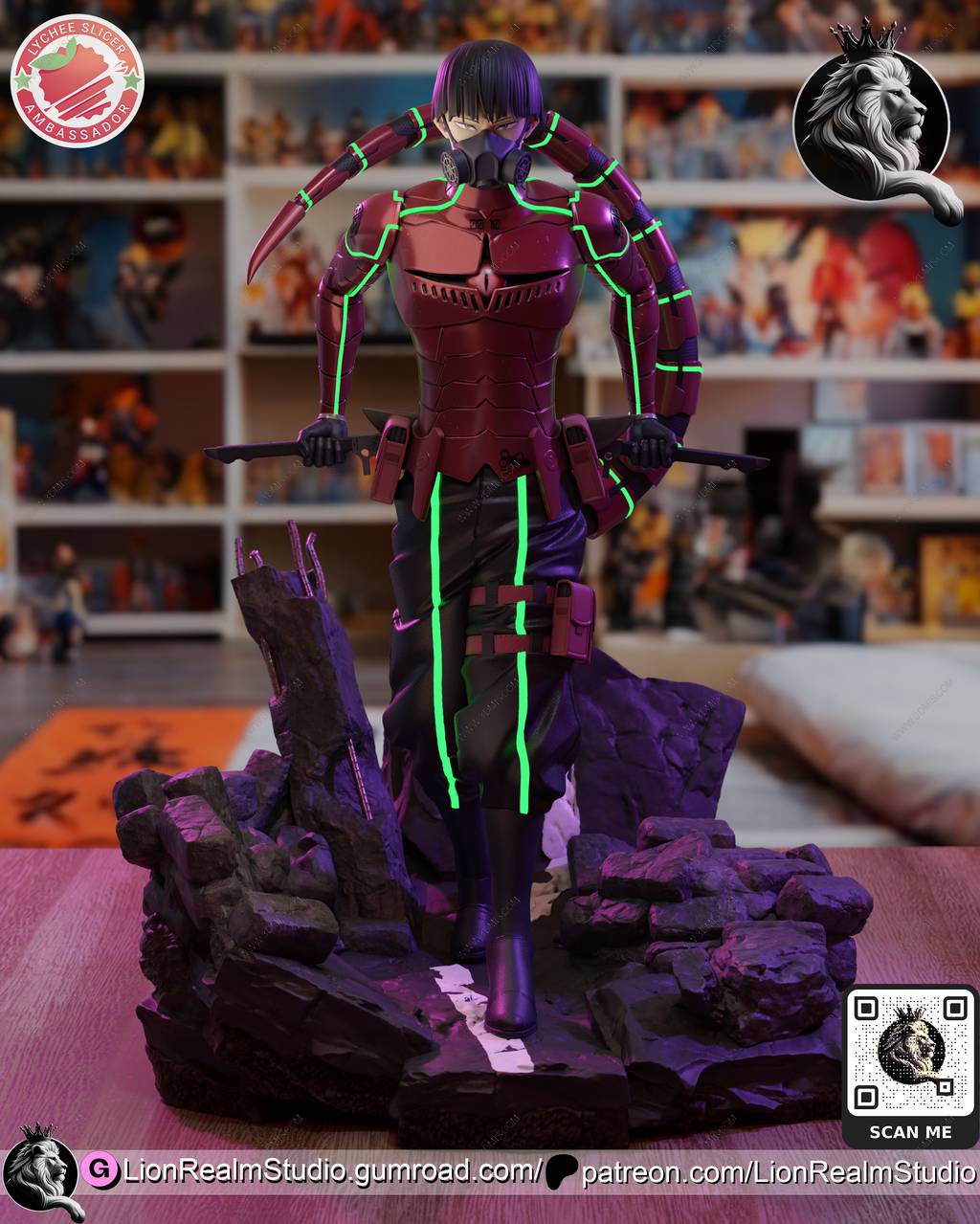 P站图纸印象馆 LionRealm 怪兽8号 保科宗四郎 LionRealm 怪兽8号 保科宗四郎