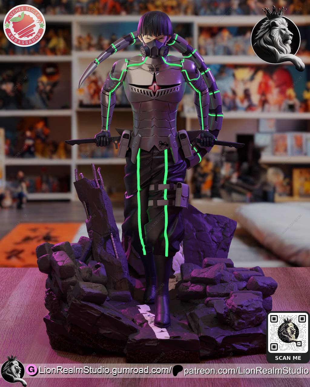 P站图纸印象馆 LionRealm 怪兽8号 保科宗四郎 LionRealm 怪兽8号 保科宗四郎