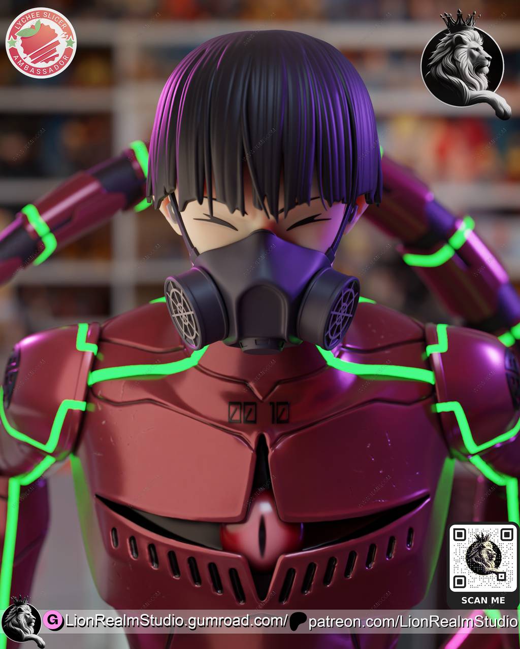 P站图纸印象馆 LionRealm 怪兽8号 保科宗四郎 LionRealm 怪兽8号 保科宗四郎