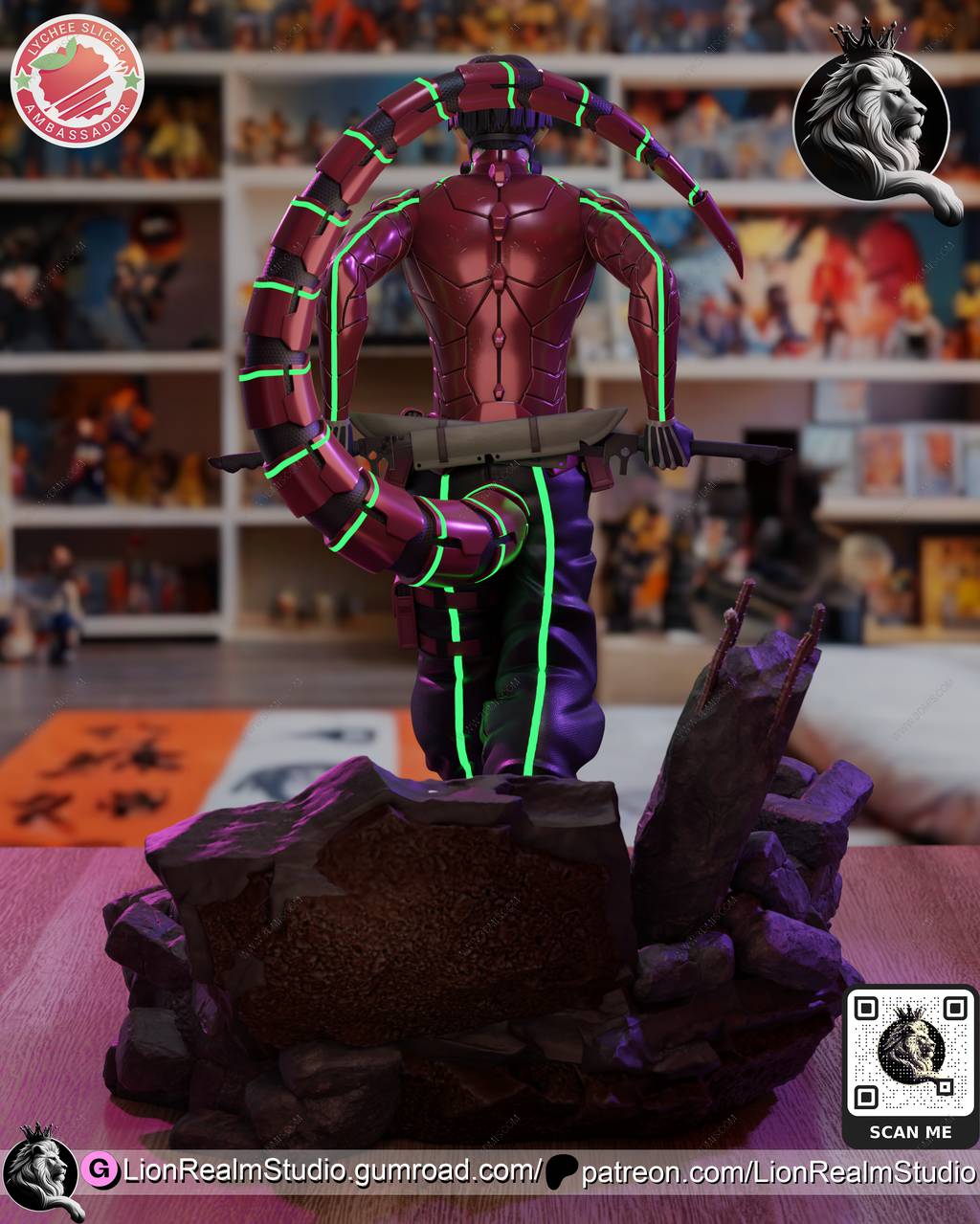 P站图纸印象馆 LionRealm 怪兽8号 保科宗四郎 LionRealm 怪兽8号 保科宗四郎