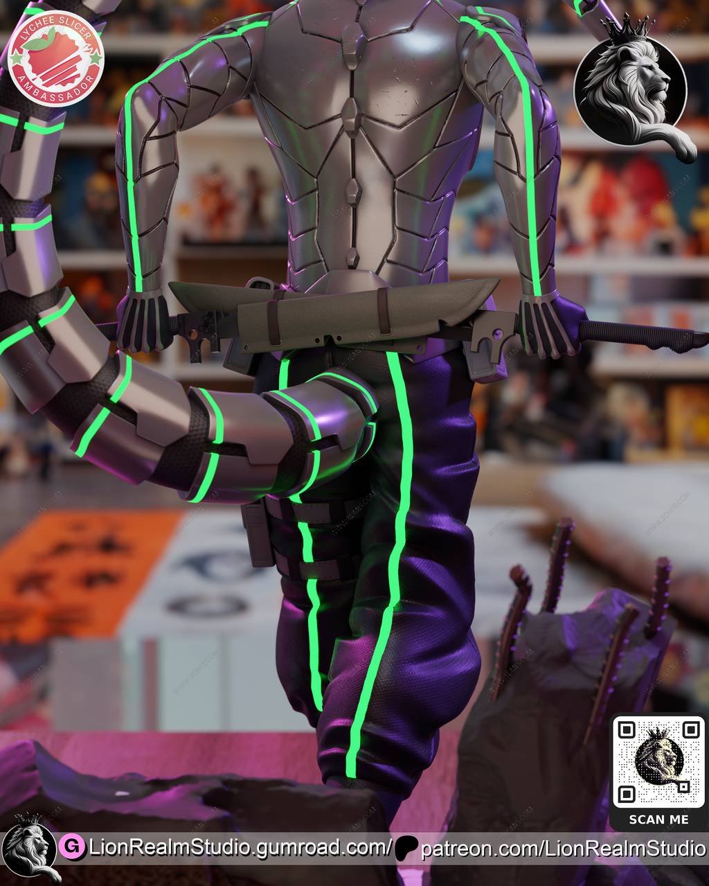 P站图纸印象馆 LionRealm 怪兽8号 保科宗四郎 LionRealm 怪兽8号 保科宗四郎