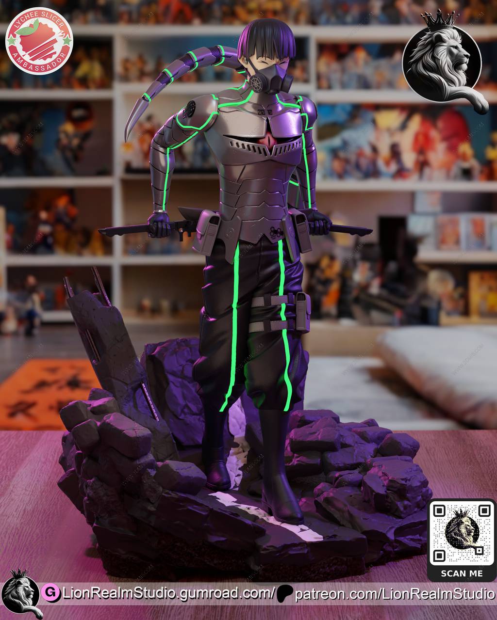 P站图纸印象馆 LionRealm 怪兽8号 保科宗四郎 LionRealm 怪兽8号 保科宗四郎