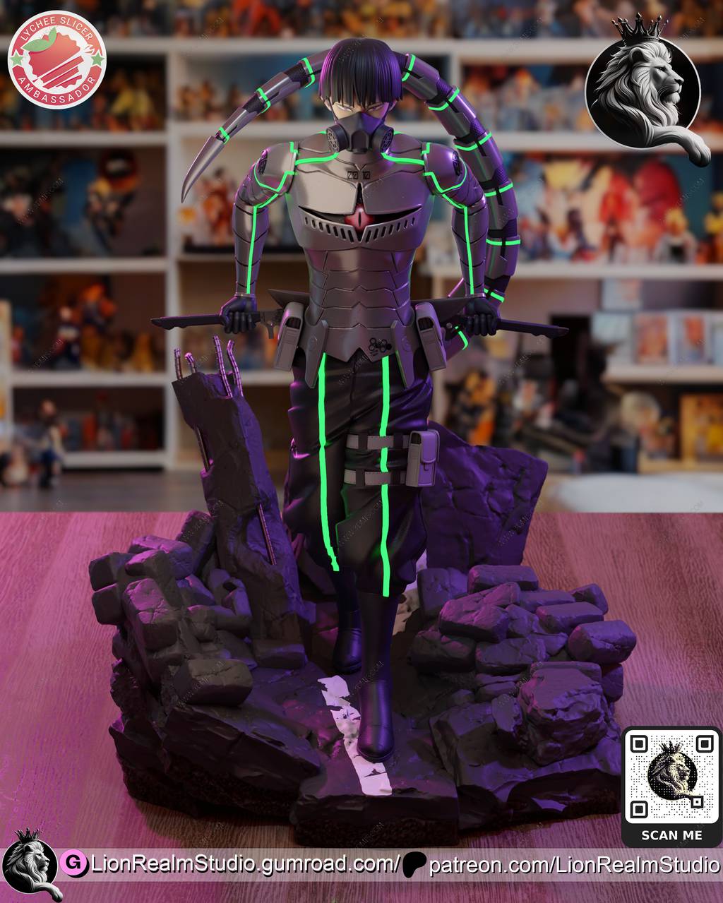 P站图纸印象馆 LionRealm 怪兽8号 保科宗四郎 LionRealm 怪兽8号 保科宗四郎