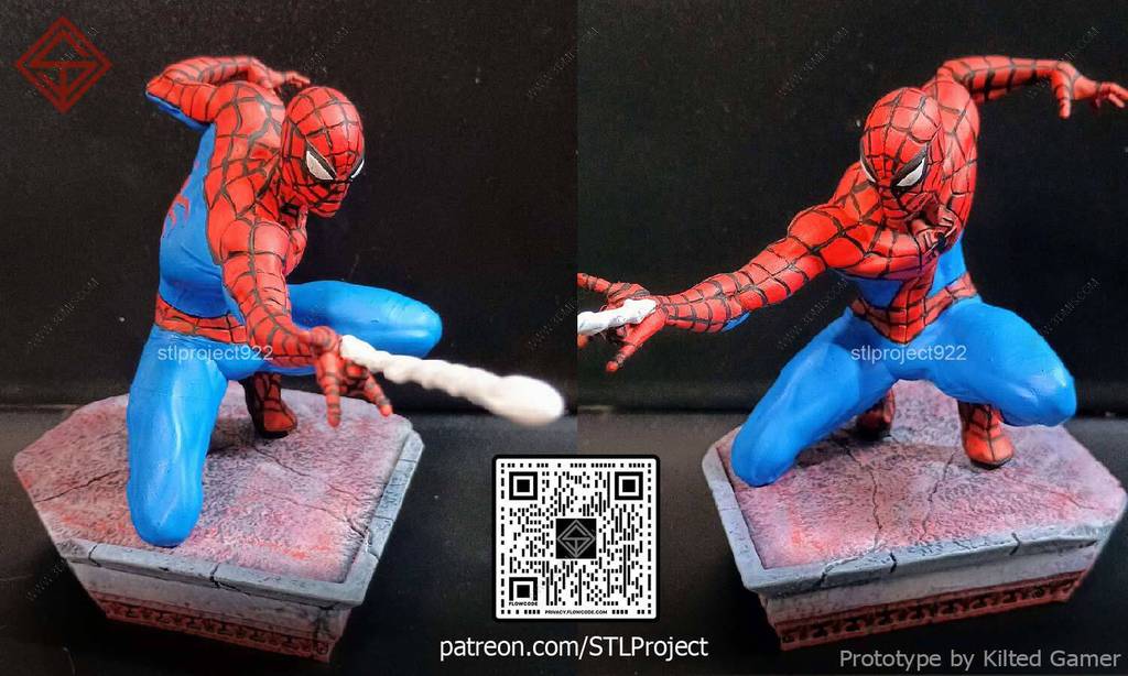 P站图纸印象馆 STL Project 漫威 蜘蛛侠 STL Project 漫威 蜘蛛侠