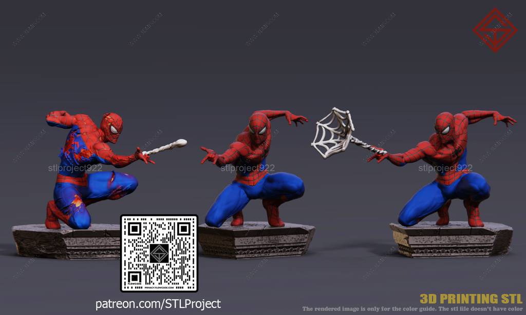 P站图纸印象馆 STL Project 漫威 蜘蛛侠 STL Project 漫威 蜘蛛侠
