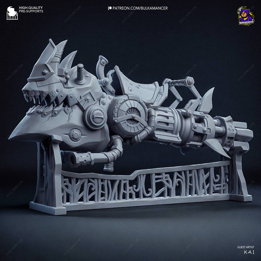 P站图纸印象馆 Bulkamancer 英雄联盟 金克丝的轻机枪 Bulkamancer 英雄联盟 金克丝的轻机枪