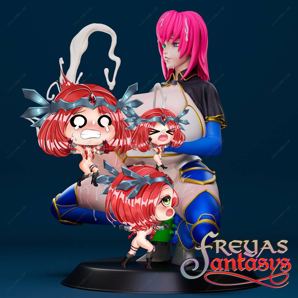 P站图纸印象馆 FF 安娜佐库 王女&女騎士 FF 安娜佐库 王女&女騎士