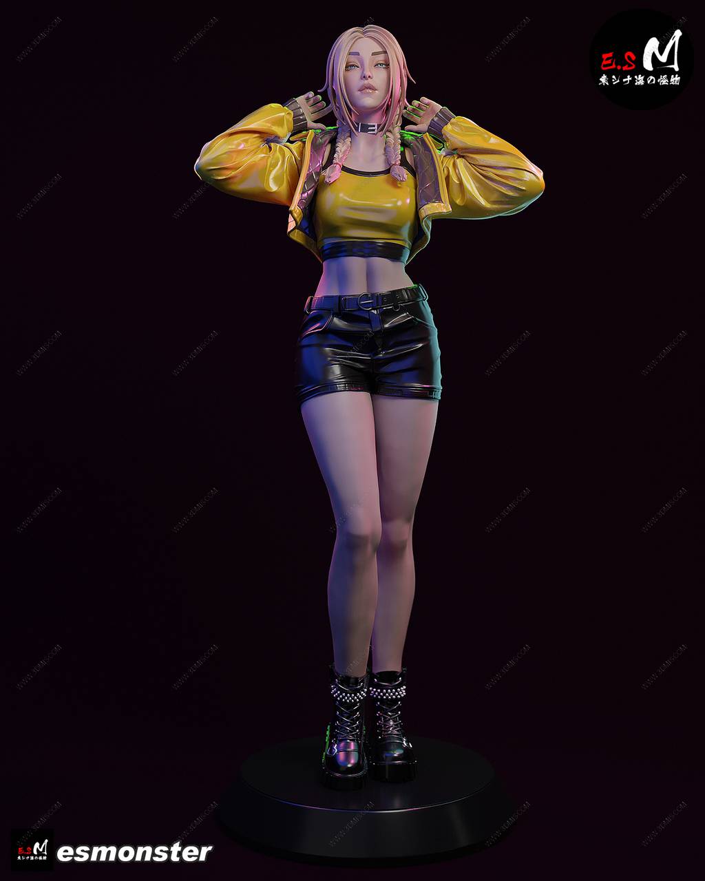 P站图纸印象馆 ESMonster 猪允哥 ESMonster 猪允哥